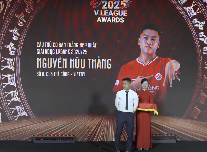 Trực tiếp Lễ trao giải V.League Awards 2025: HLV Vũ Hồng Việt được vinh danh 658544